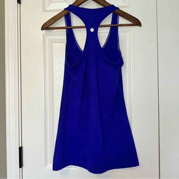 Lululemon Cool Racerback II Tank - Blue - Size 6 - Picture 3 of 14